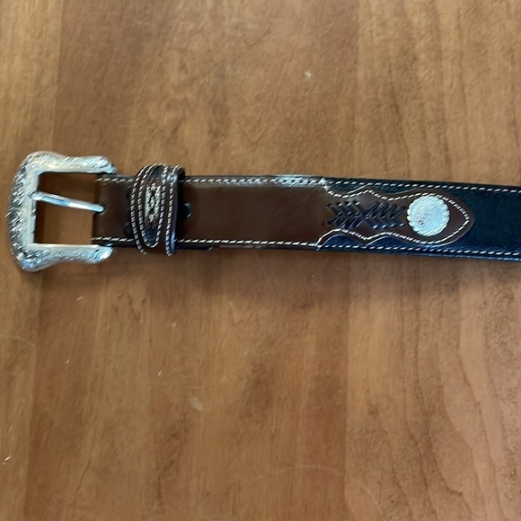 NOCONA NWOT Genuine Leather Western Belt Size 38 main image 8